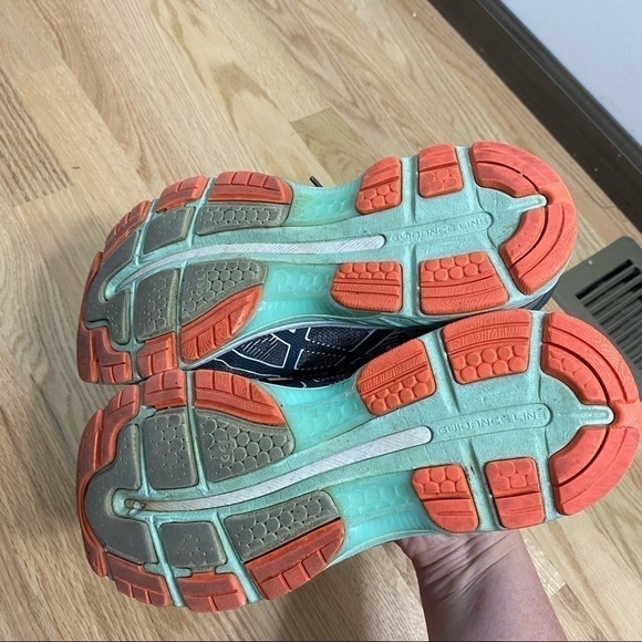 ASICS Gel Nimbus 19 Running Shoe Sneakers 9.5 Women’s Gray Blue - Picture 7 of 11